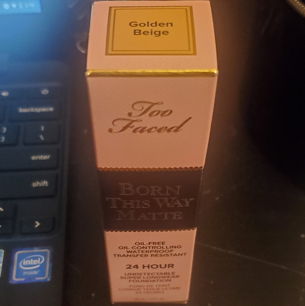 Too Faced Matte Born This Way Foundation Brand New Golden Beige